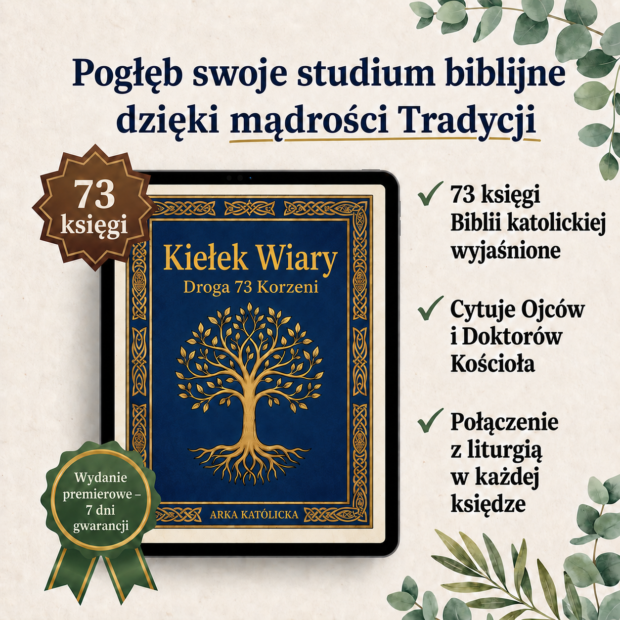 E-book Kiełek Wiary — okładka cyfrowa